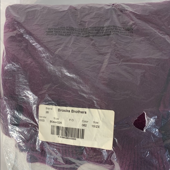 Brooks Brothers Cashmere Scarf NWT - Picture 5 of 7